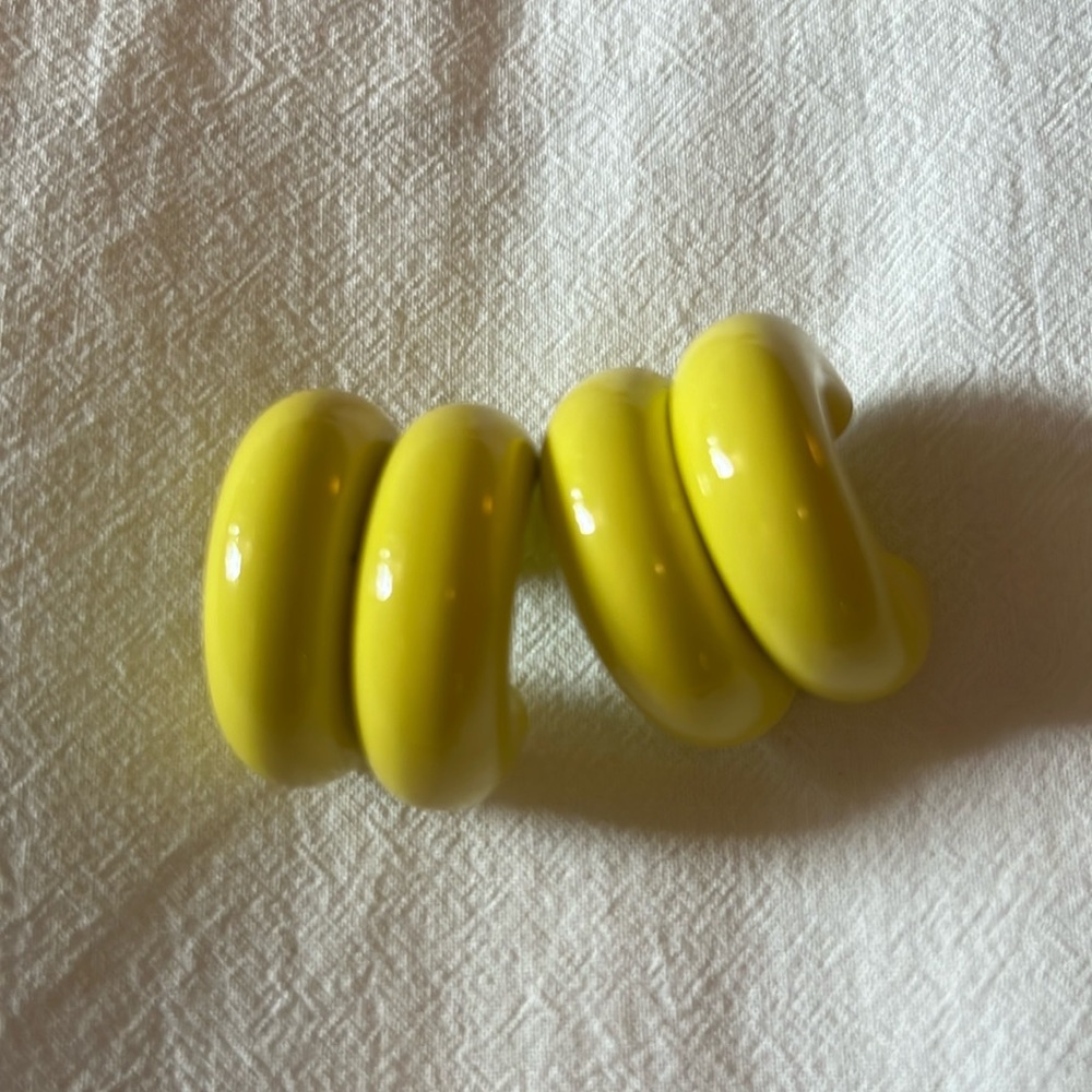 Uncommon Matters Billow Earrings in Yellow